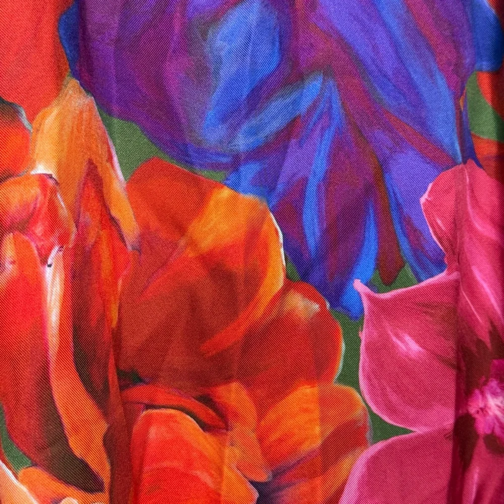 Ted Baker Atheri Floral Print V Neck Cami Top, size 16 NWT - Picture 6 of 7